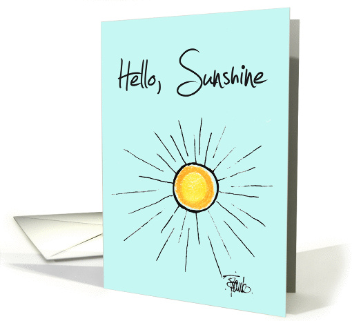 Hello, sunshine card (1171310)