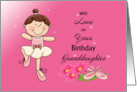 Granddaughter Birthday, ballerina card