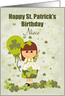 Niece, Happy St. Patrick’s Day Birthday card