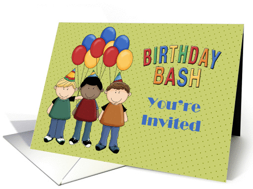 Boys Birthday Party Invitation card (1290510)