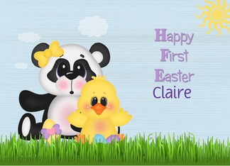 Happy First Easter,...