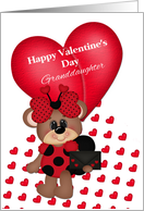 Happy Valentine’s Day Granddaughter card