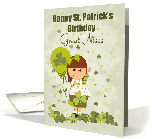 Great Niece Happy St. Patrick's Day Birthday card (1561932)