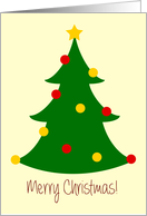 Merry Christmas - Christmas Tree card