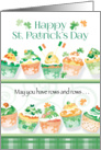 Happy St. Patrick’s Day - Cupcakes in Irish Colours card