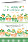 Happy St. Patrick’s Day to Dad - Cupcakes in Irish Colours card