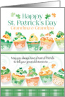 Happy St. Patrick’s Day to Grandma & Grandpa - Irish Colour Cupcakes card