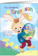 Grandson, Find The Hidden Chicks For Easter Bunny, Activity card