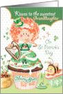 St. Patrick’s Day, Granddaughter, Cupcake Princess, for Paddy’s Day card