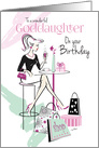 Birthday, Goddaughter, Shop ’til you Drop, Relax and Unwind card