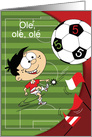 Ole, ole, ole, Soccer Boy, 5 Today card