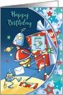 Out of this world, Robots, Boy, 5 Today card