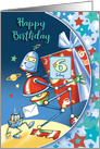 Out of this world, Robots, Boy, 6 Today card