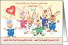 Coronavirus, Grandparents, Thinking of You, Healthcare Bunnies card