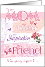 Mom, Mother’s Day, Social Distancing, Inspirational Words, card