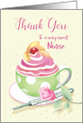 Coronavirus, Nurses Day, Thank You, Cup of Cupcake card