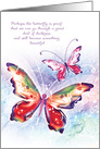 Encouragement, Inspirational Verse, Beautiful Butterflies card