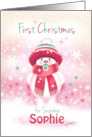 First Xmas for Snowbie Sophie card