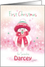 First Xmas for Snowbie Darcey card