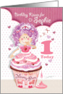 First Birthday for Sophie card