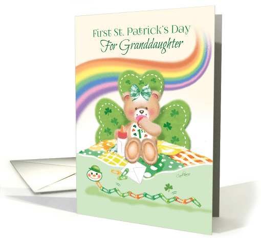 Granddaughter's 1st St. Patrick's Day Teddy Sitting... (1225120)