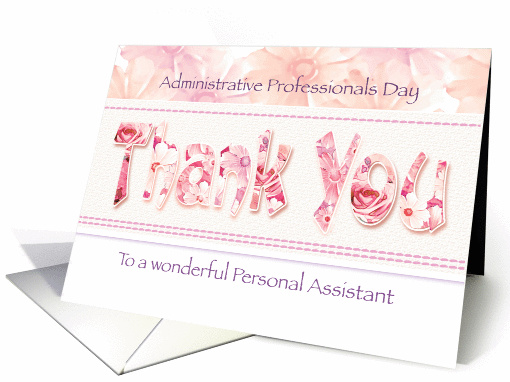 Personal Assistant, Admin Pro Day - Floral Thank You in... (1263502)