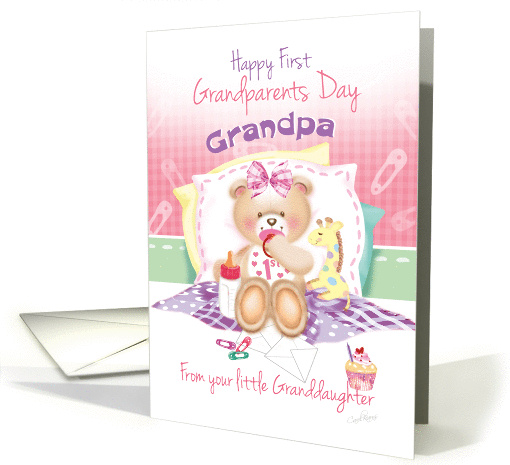 Grandpa,1st Grandparents Day, From Granddaughter -Teddy... (1301580)
