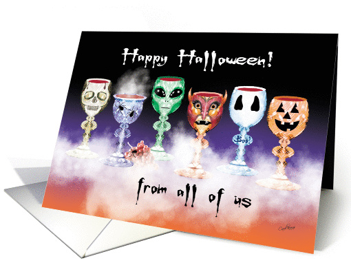 Halloween Goblets, From All of Us - 6 Different Character... (1332156)