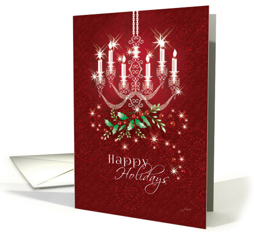 Business, Christmas, Happy Holidays, Elegant Red... (1337690)