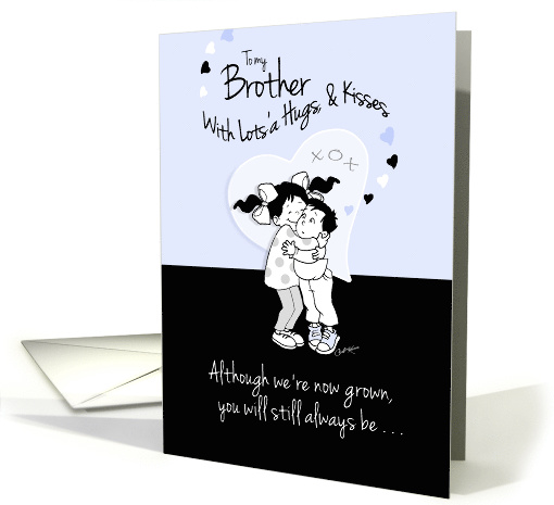 Brother, Birthday, Remember When We were Little card (1360064)