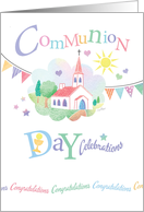 Congratulations, Communion, Day, Celebrations card