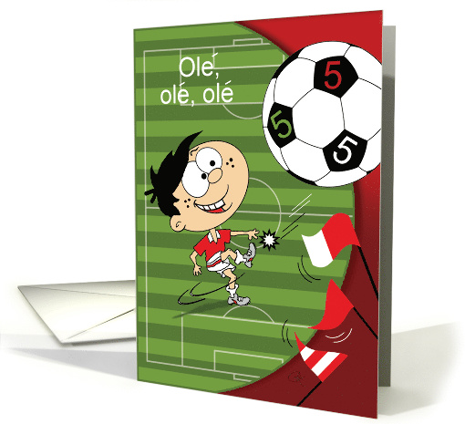 Ole, ole, ole, Soccer Boy, 5 Today card (1582124)