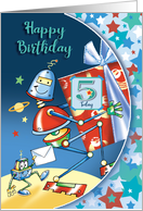 Out of this world, Robots, Boy, 5 Today card