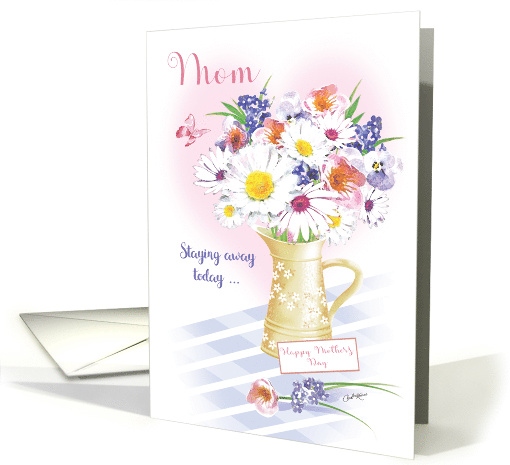 Coronavirus, Mother's Day, Social Distancing, Jug of Flowers card