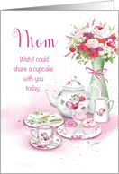 Coronavirus, Mother’s Day, Social Distancing, Tea & Cupcakes card