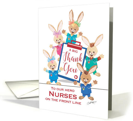 Nurses Day, Coronavirus, Bunnies in Medical Uniforms... (1611612)