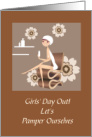 Girls’ Day Out Invitation For Pampering card