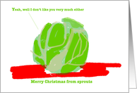 Merry Christmas From Sprouts Christmas Card