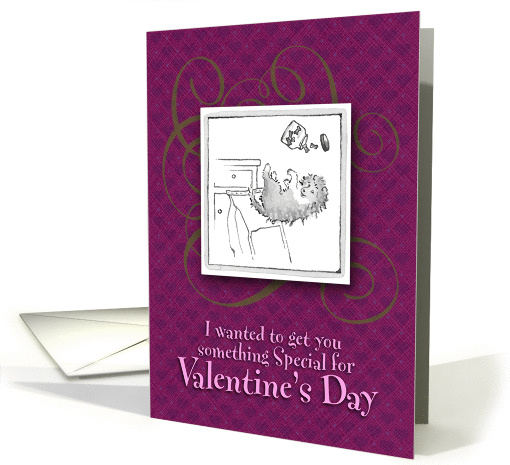 Not what I planned Valentine's Day - Dog Mishap card (1174006)