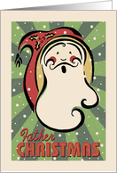 Father Christmas - Retro card