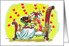 Funny, foolish bedroom Valentine Day proclamation - male to female card