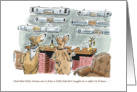 A humorous Bon Voyage to someone leaving on an overseas journey card