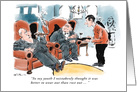 Amusing Happy Birthday to Any Man Aged 80 Cartoon card