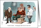Humorous announcement - retirement from justice system card
