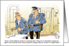 Humorous retirement congrats to legal community retiree cartoon card