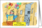 Amusing simple I’m Sorry apology trial balloon card