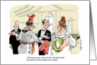 Funny wedding anniversary for any anniversary congrats cartoon card