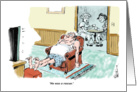 Funny blank all occasion couples relationship cartoon card