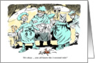 Humorous surgical get well cartoon card