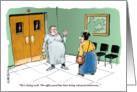 Amusing congrats on getting your Prosthesis cartoon card